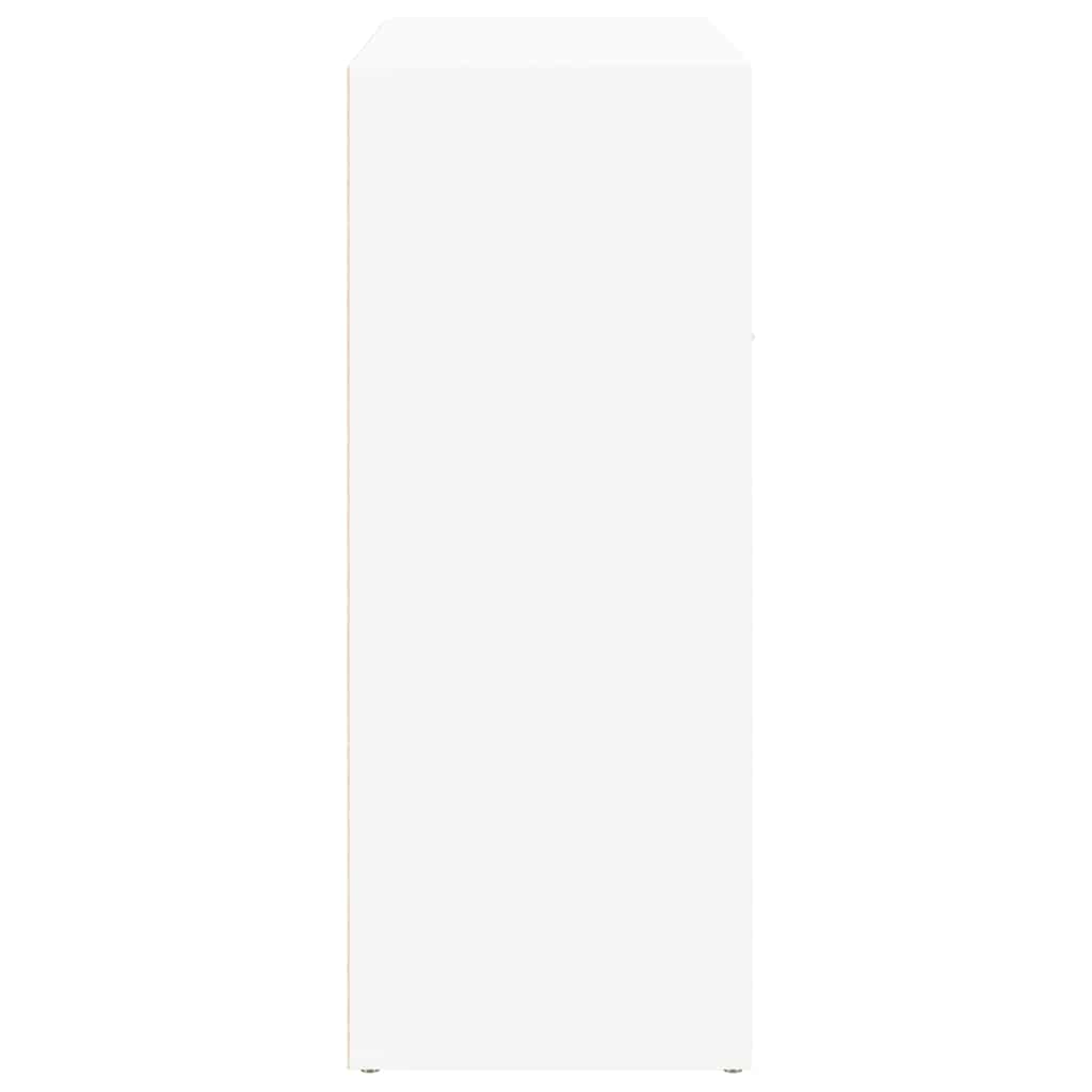 skænk 60x30x75 cm konstrueret træ hvid