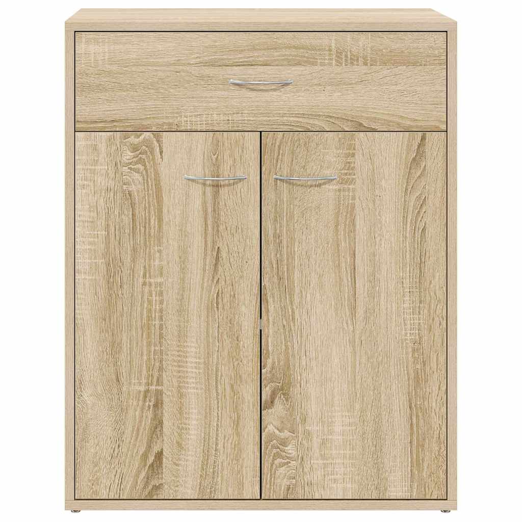 skænk 60x30x75 cm konstrueret træ sonoma-eg