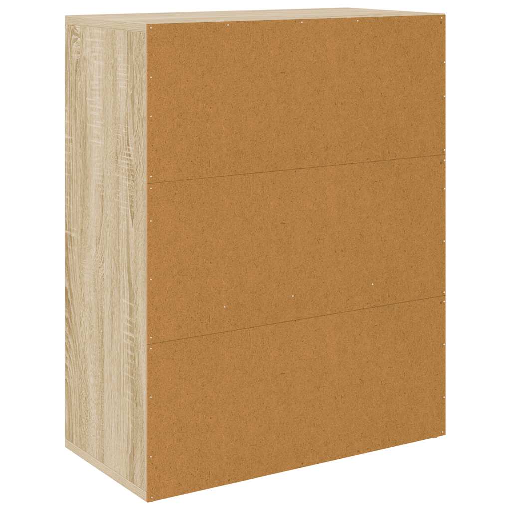 skænk 60x30x75 cm konstrueret træ sonoma-eg