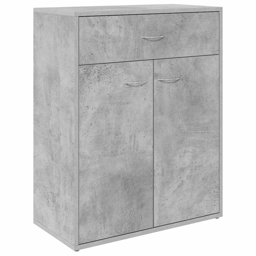 skænk 60x30x75 cm konstrueret træ betongrå