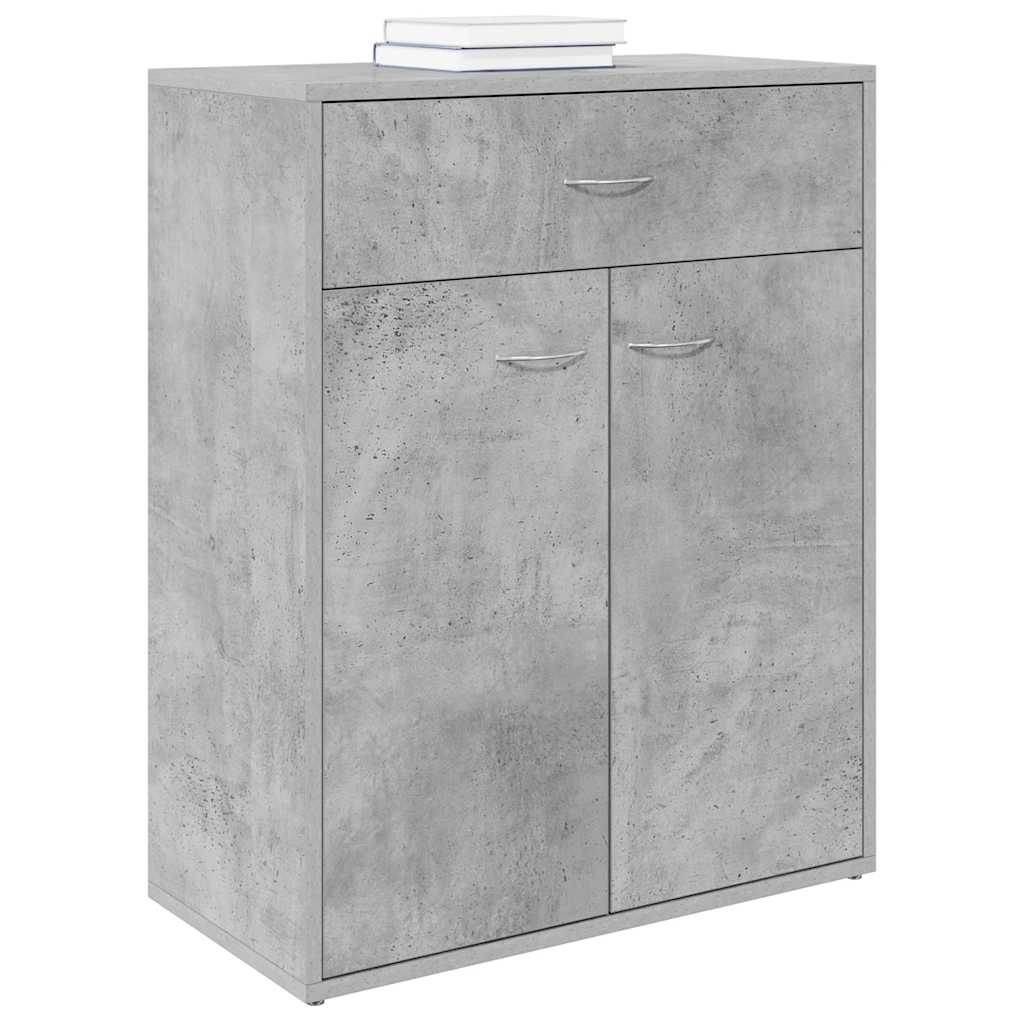 skænk 60x30x75 cm konstrueret træ betongrå