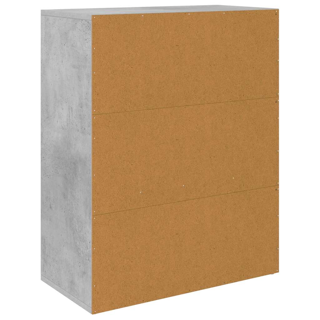 skænk 60x30x75 cm konstrueret træ betongrå