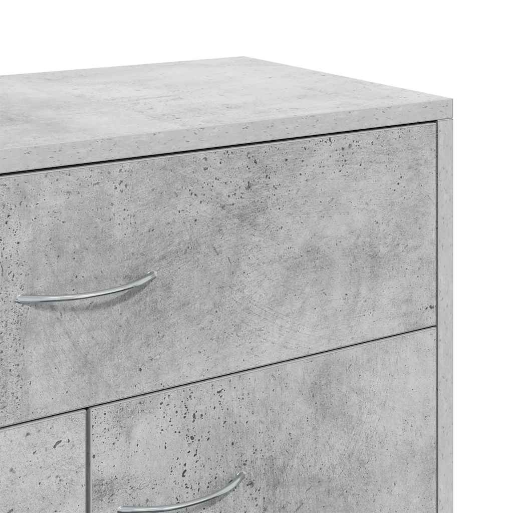 skænk 60x30x75 cm konstrueret træ betongrå