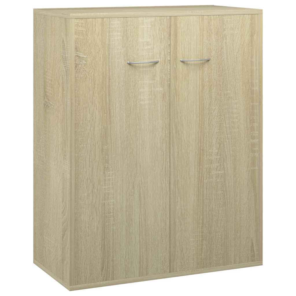 skænk 60x30x75 cm konstrueret træ sonoma-eg