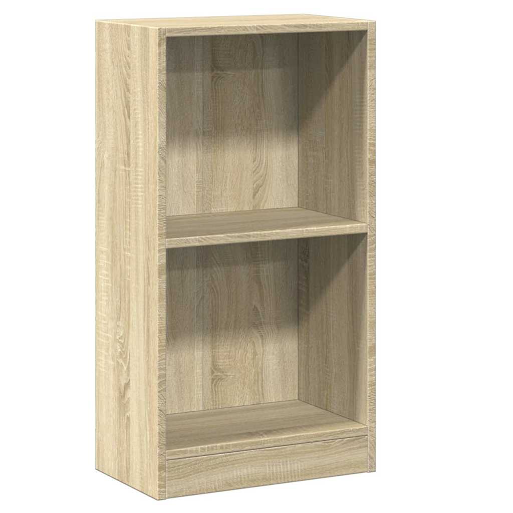 bogreol 40 x 24 x 75 cm spånplade sonoma-eg