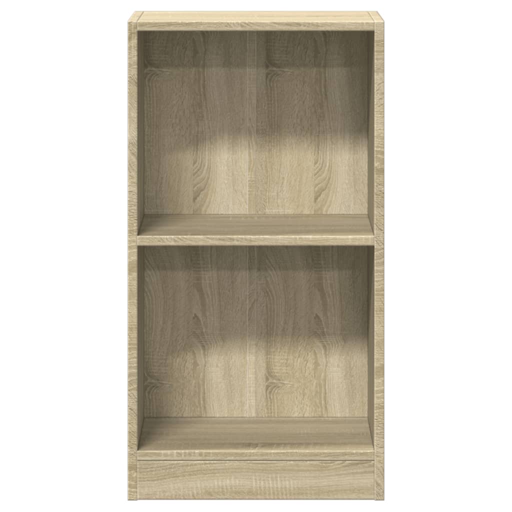 bogreol 40 x 24 x 75 cm spånplade sonoma-eg