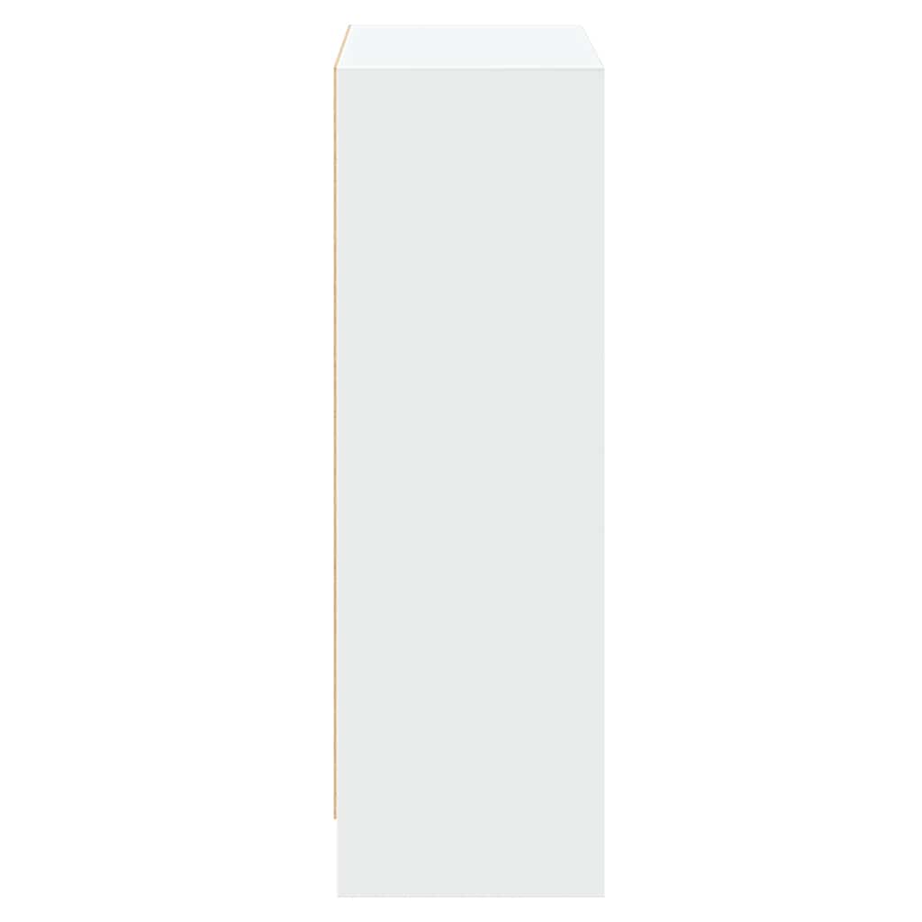 bogreol 60x24x76 cm konstrueret træ hvid