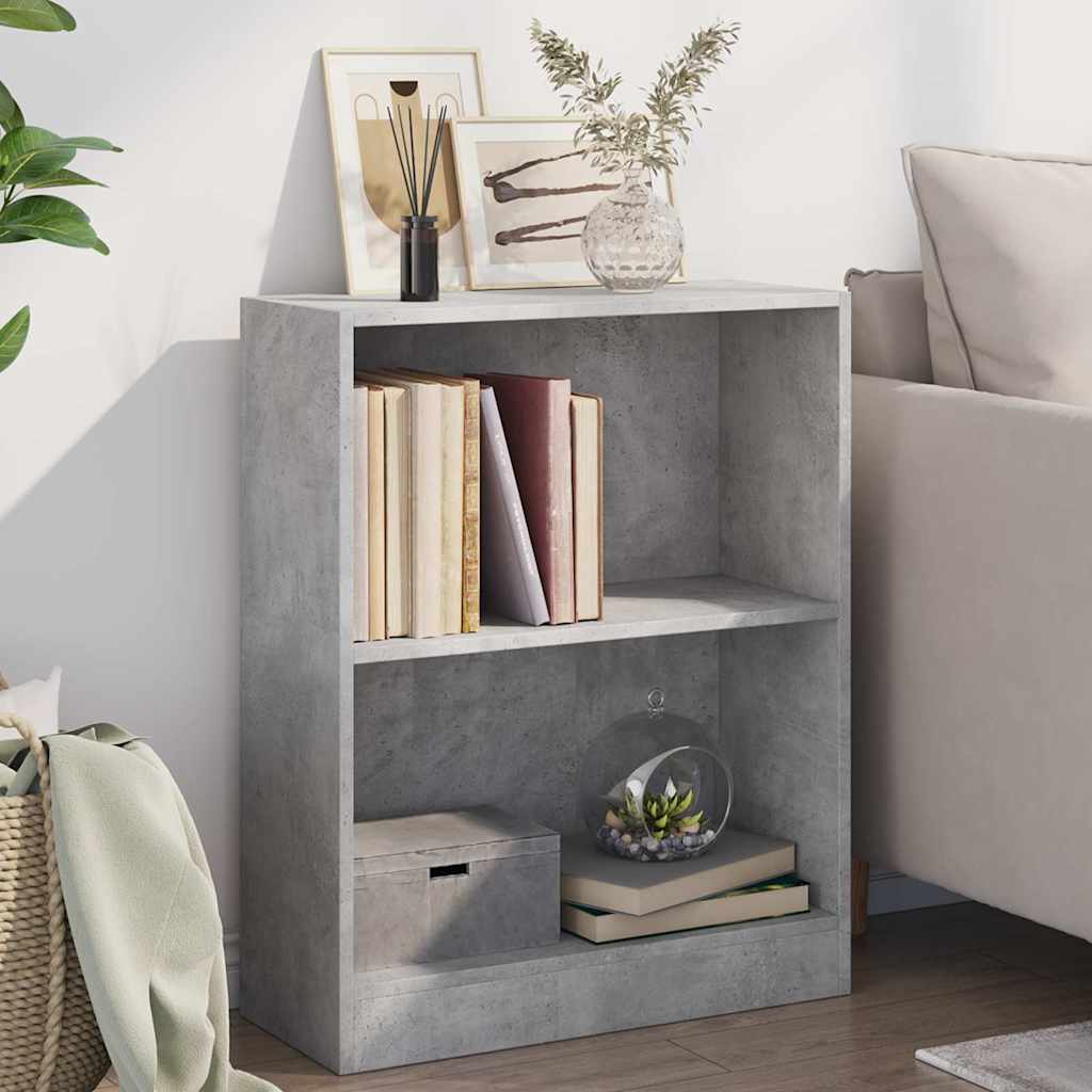 bogreol 60x24x76 cm konstrueret træ hvid