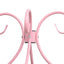 sengestel til himmelseng 90 x 200 cm metal pink