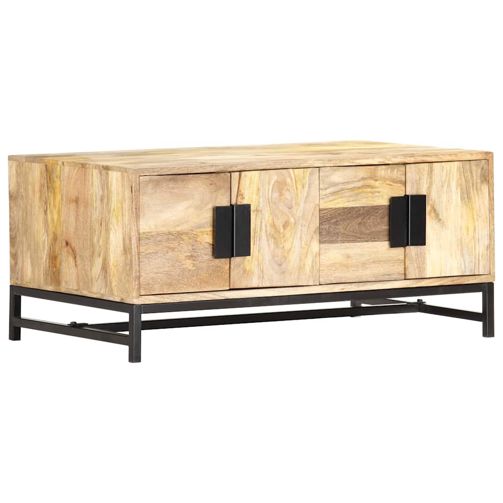 sofabord 90 x 55 x 40 cm massivt mangotræ