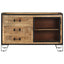 skænk 100x31x60 cm massivt ru mangotræ