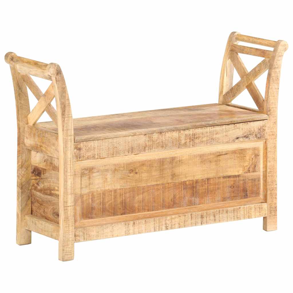 entrébænk 103x33x72 cm massivt mangotræ