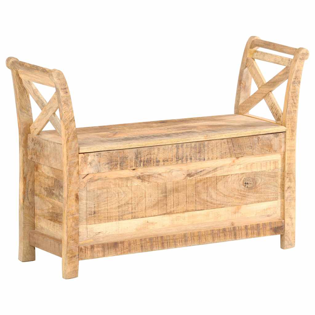 entrébænk 103x33x72 cm massivt mangotræ