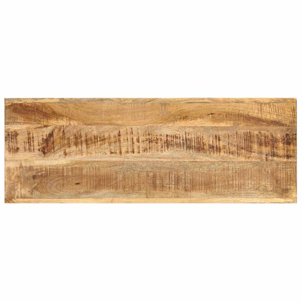 konsolbord 110x35x76 cm massivt mangotræ