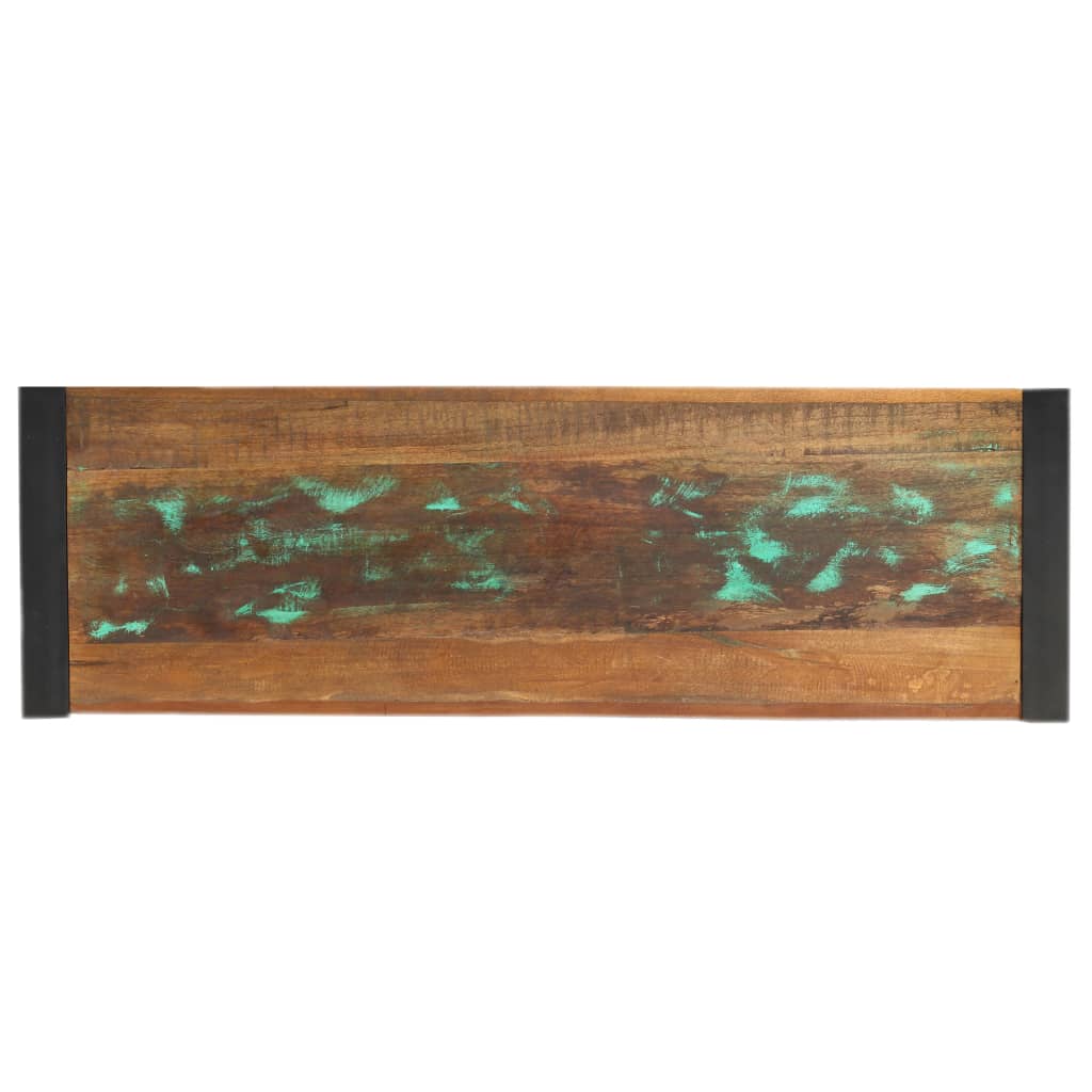 konsolbord 110x35x76 cm massivt genbrugstræ