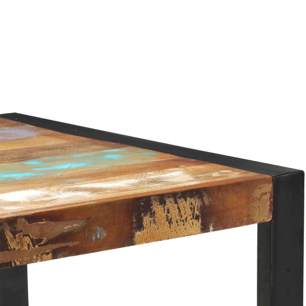 konsolbord 110x35x76 cm massivt genbrugstræ