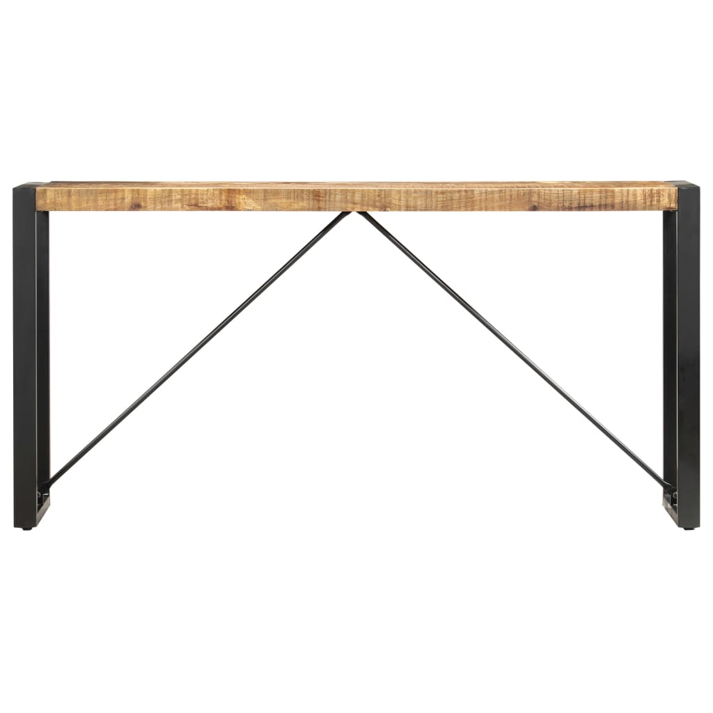 konsolbord 150x35x76 cm massivt mangotræ