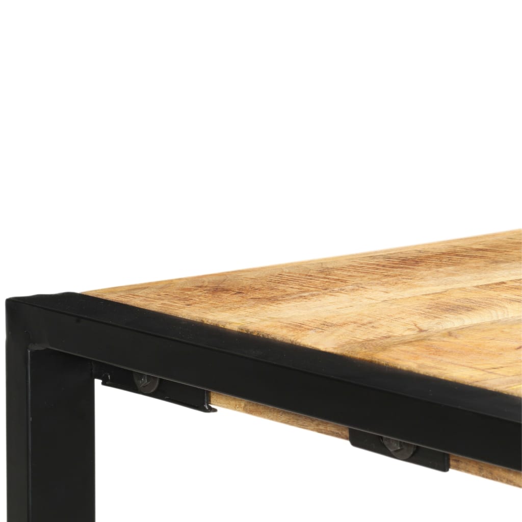 konsolbord 150x35x76 cm massivt mangotræ
