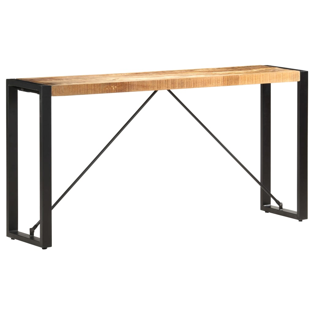 konsolbord 150x35x76 cm massivt mangotræ