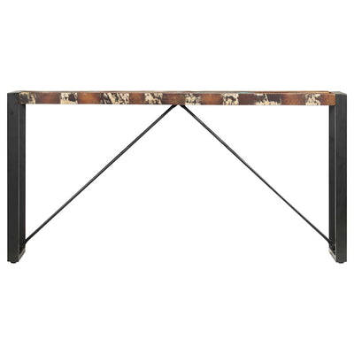 konsolbord 150 x 35 x 76 cm massivt genbrugstræ