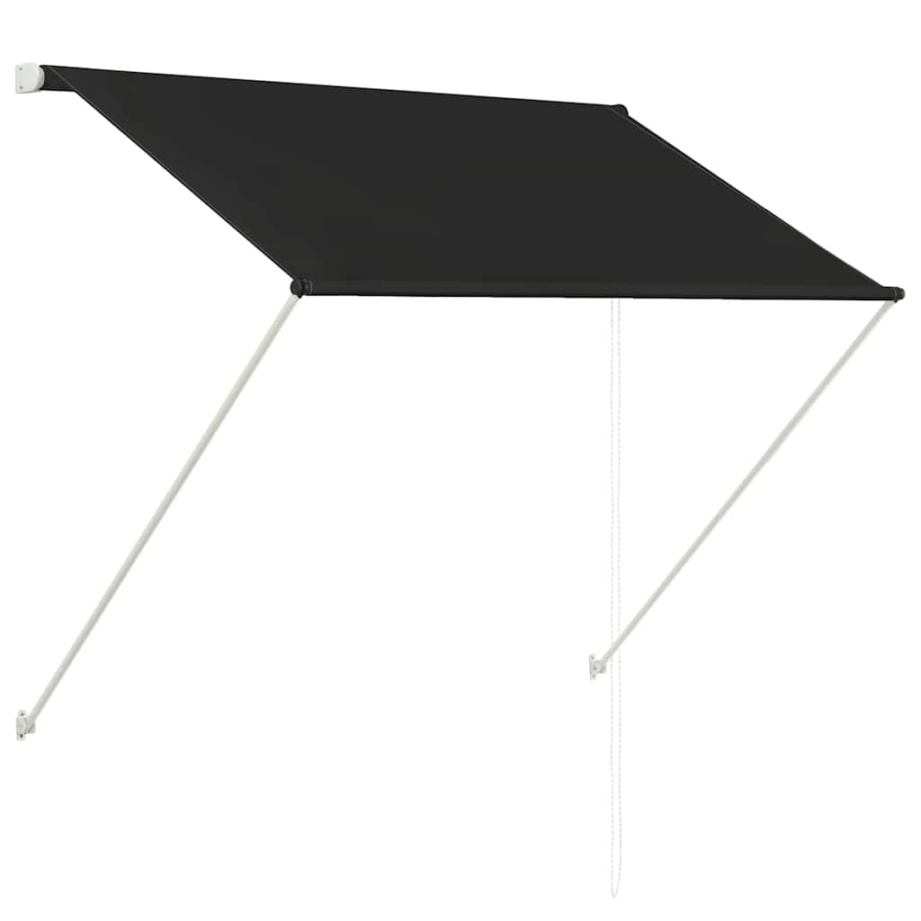 foldemarkise 100x150 cm antracitgrå
