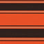 foldemarkise 400x150 cm orange og brun