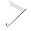 foldemarkise med LED 350x150 cm cremefarvet