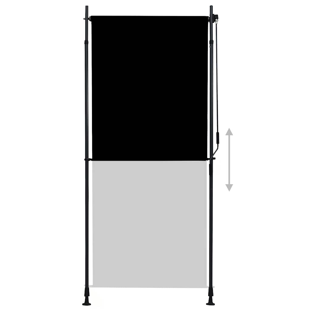 udendørs rullegardin 100x270 cm antracitgrå