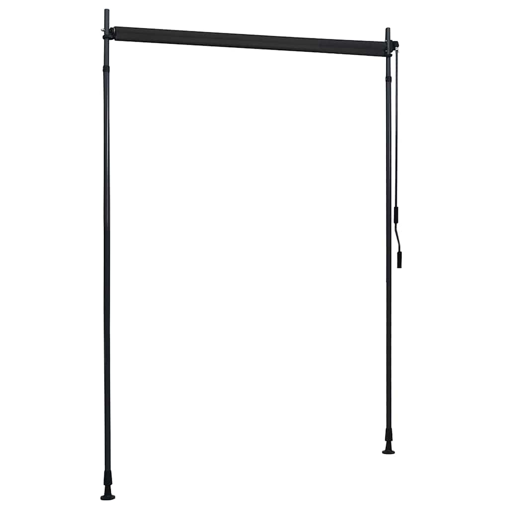 udendørs rullegardin 150x270 cm antracitgrå