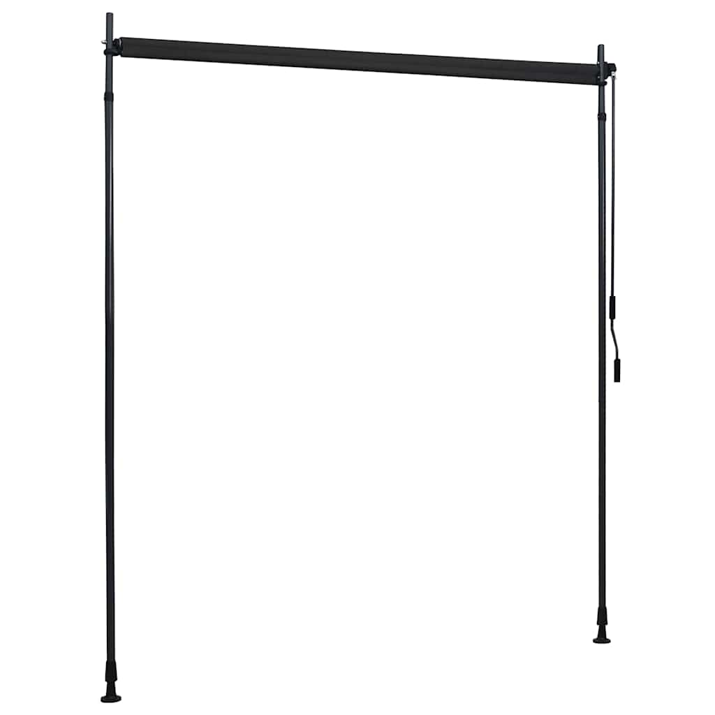 udendørs rullegardin 200x270 cm antracitgrå