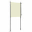 udendørs rullegardin 100x270 cm cremefarvet