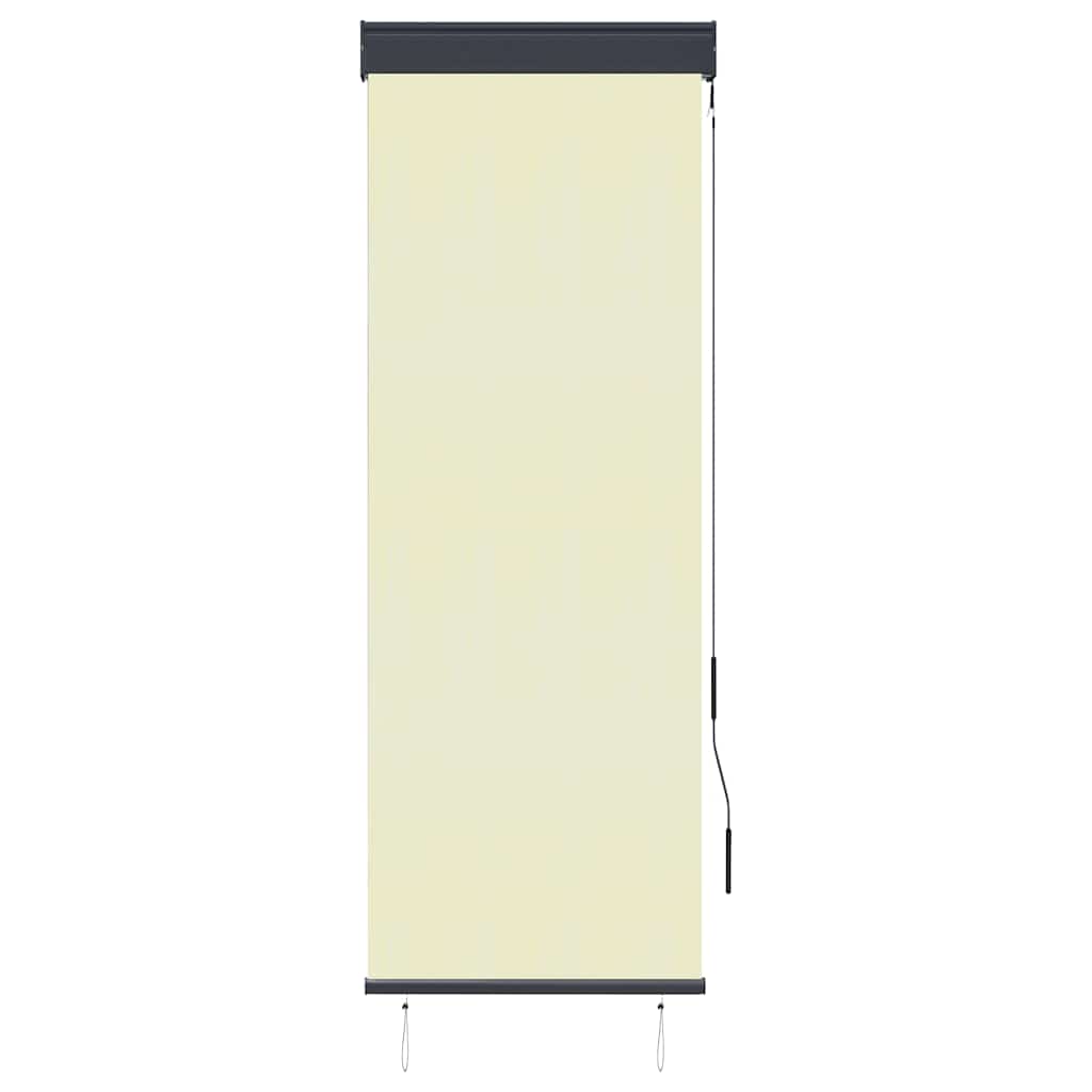 udendørs rullegardin 60x250 cm cremefarvet