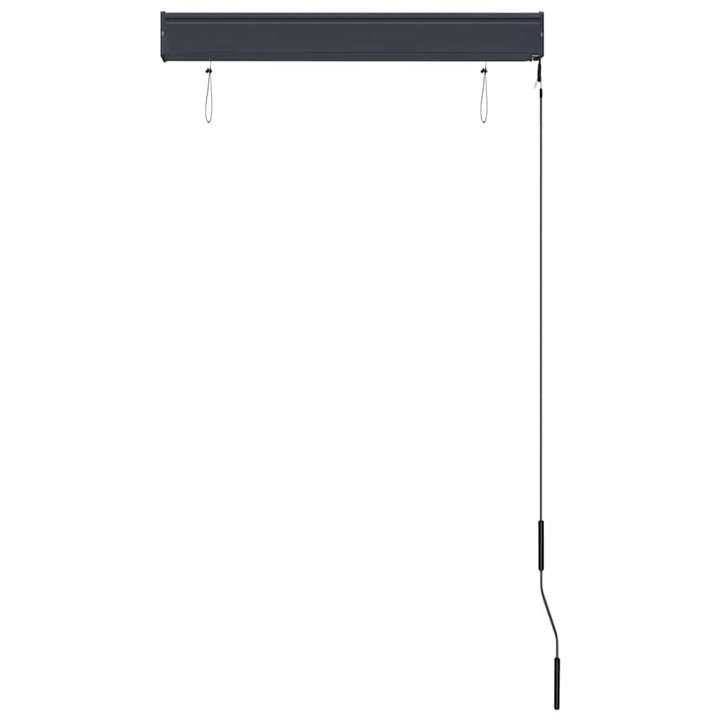 udendørs rullegardin 80x250 cm gul og blå