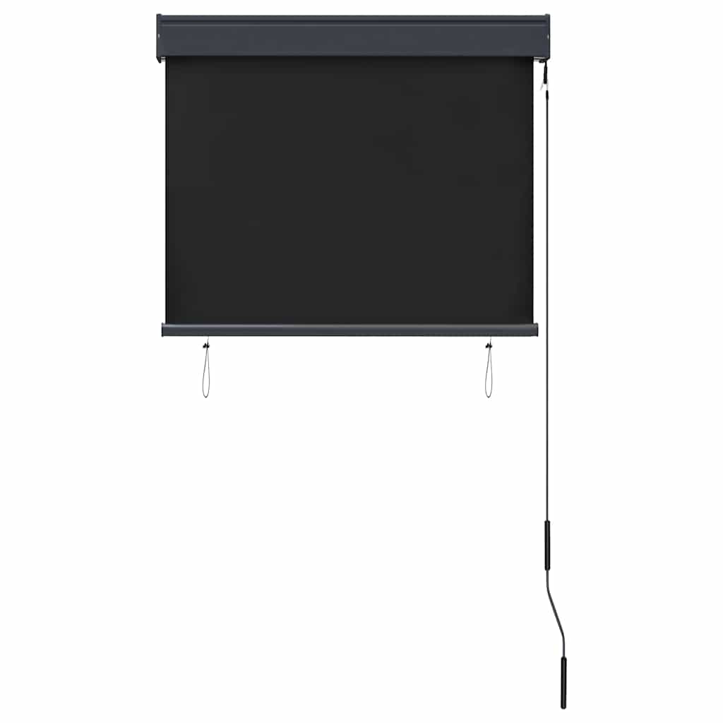udendørs rullegardin 80x250 cm antracitgrå