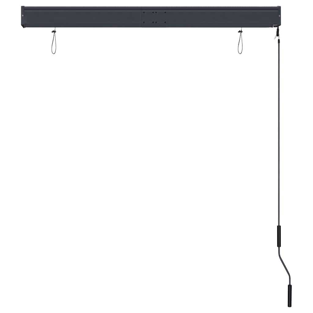 udendørs rullegardin 120x250 cm blå og hvid
