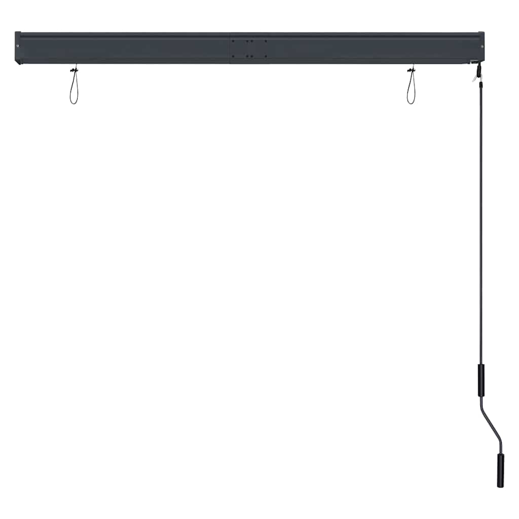 udendørs rullegardin 140x250 cm blå og hvid