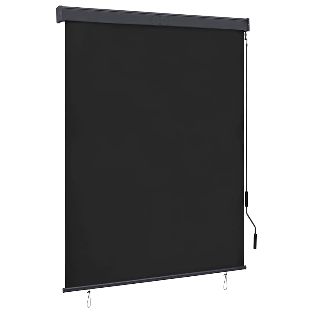 udendørs rullegardin 140x250 cm antracitgrå