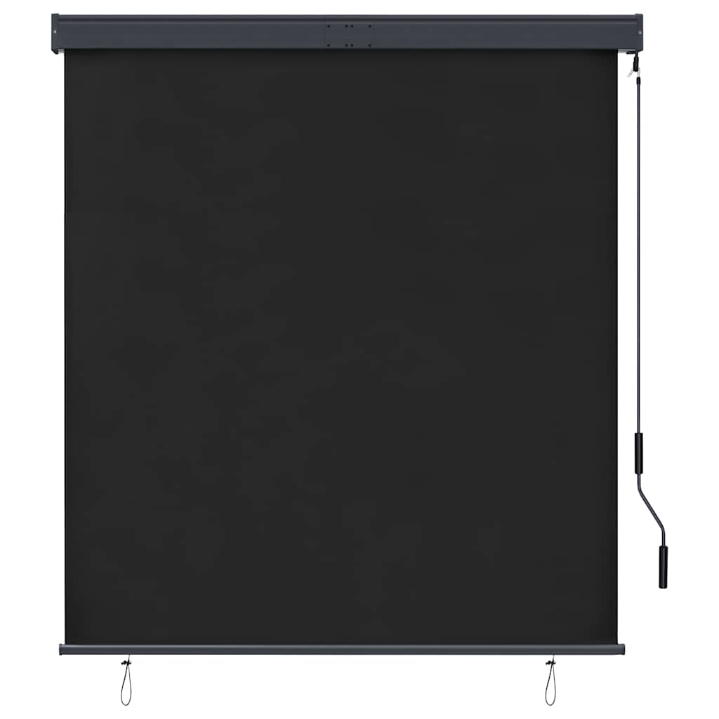 udendørs rullegardin 140x250 cm antracitgrå