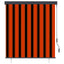 udendørs rullegardin 140x250 cm orange og brun