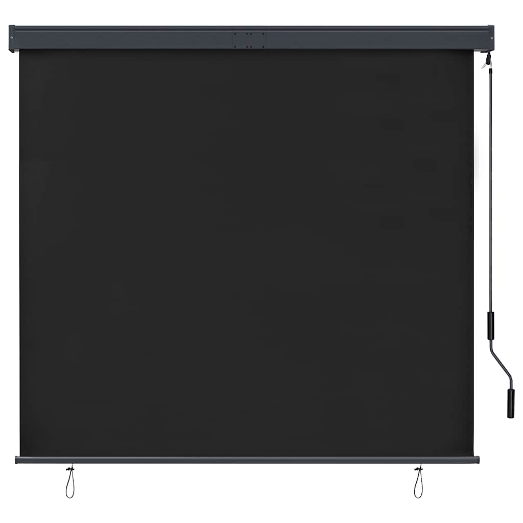 udendørs rullegardin 160x250 cm antracitgrå