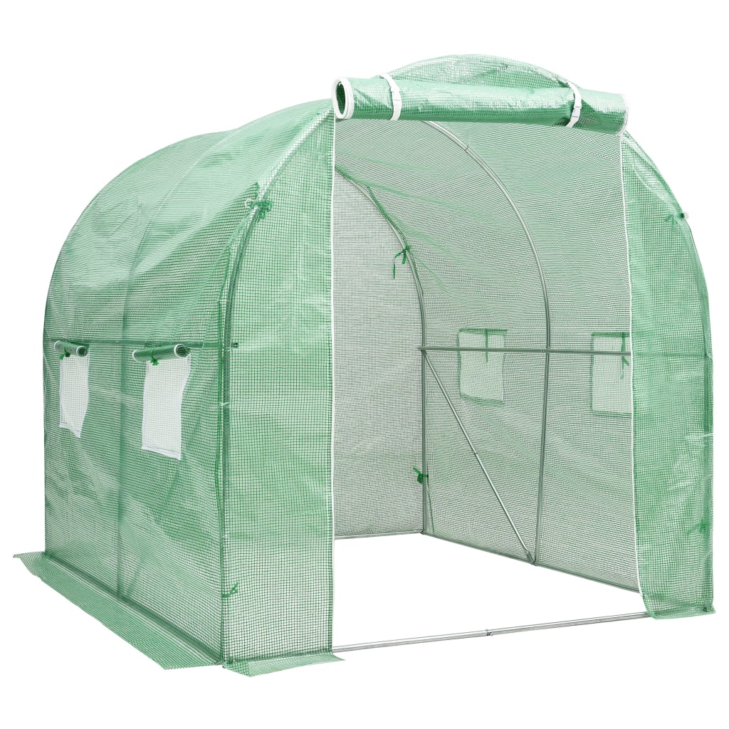 drivhus 4 m² 2x2x2 m