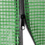 drivhus med stålramme 0,5 m² 1x0,5x1,9 m