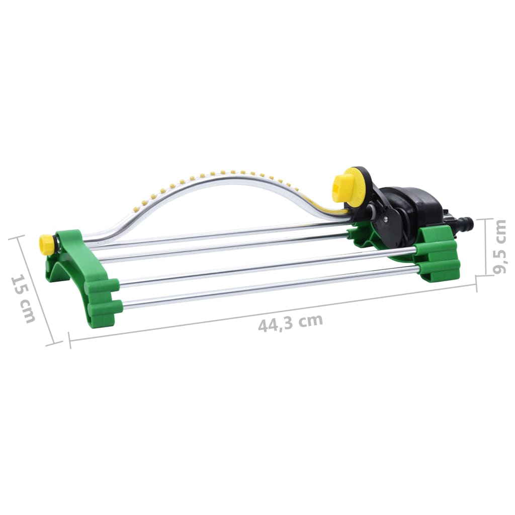 oscillerende sprinkler med 18 dyser