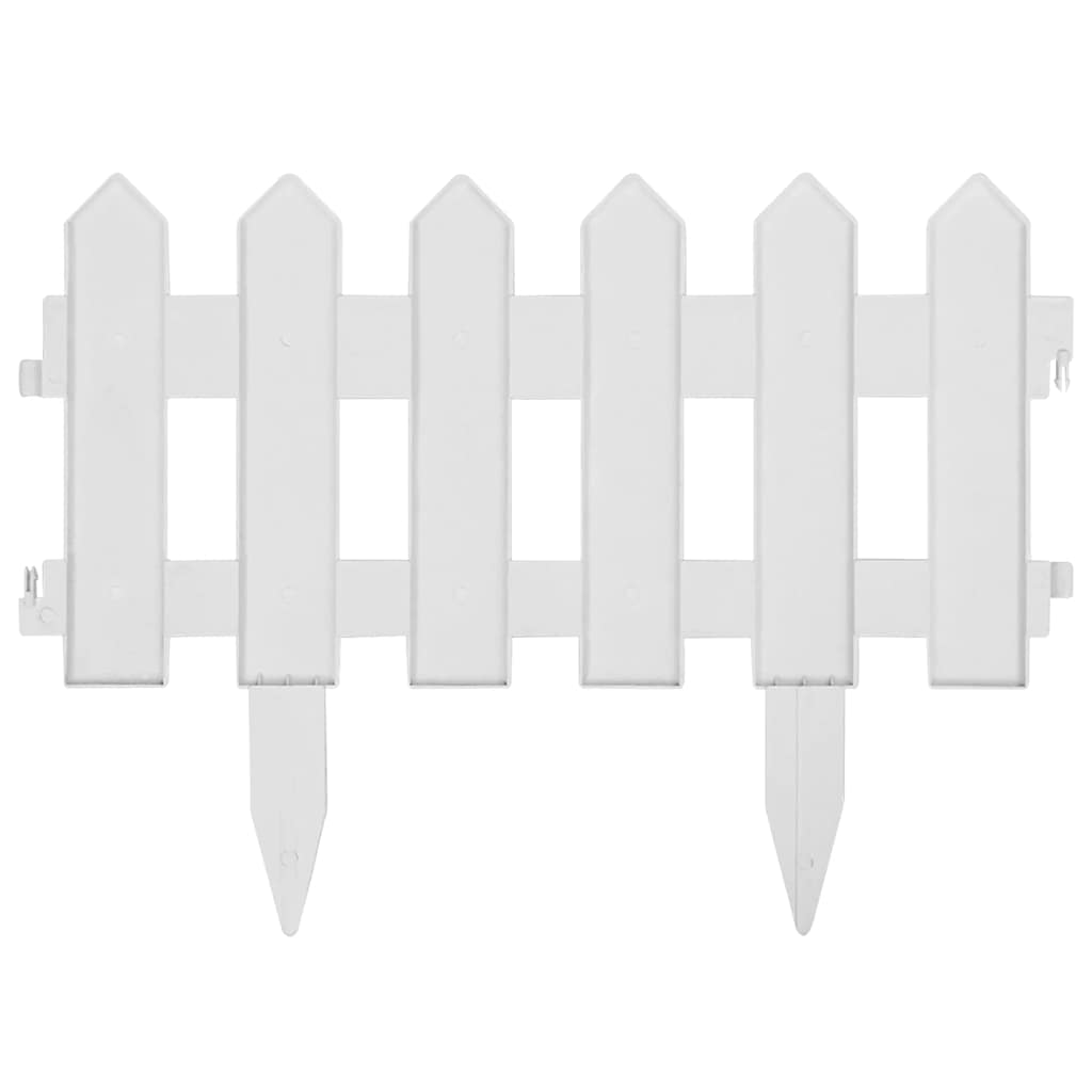 bedhegn 25 stk. 10 m PP hvid
