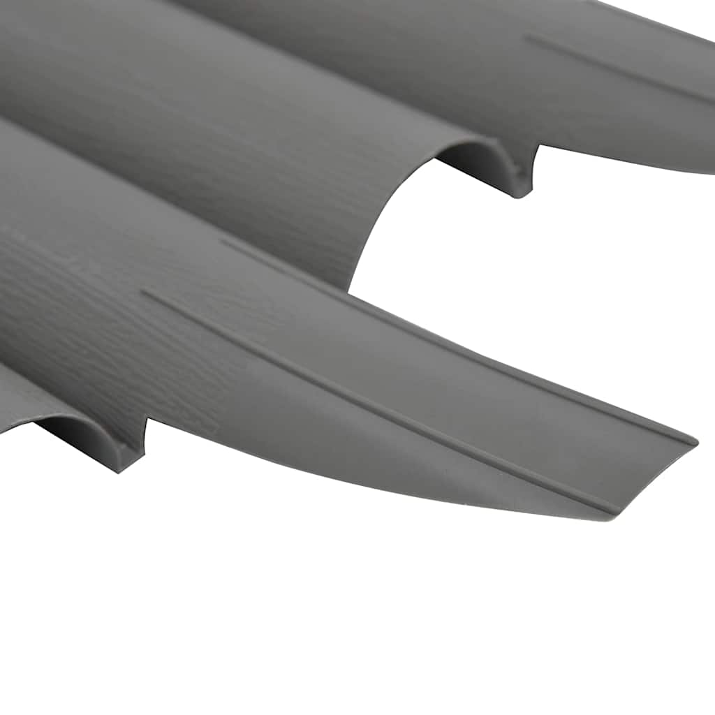 plænekanter 36 stk. 10 m PP grå