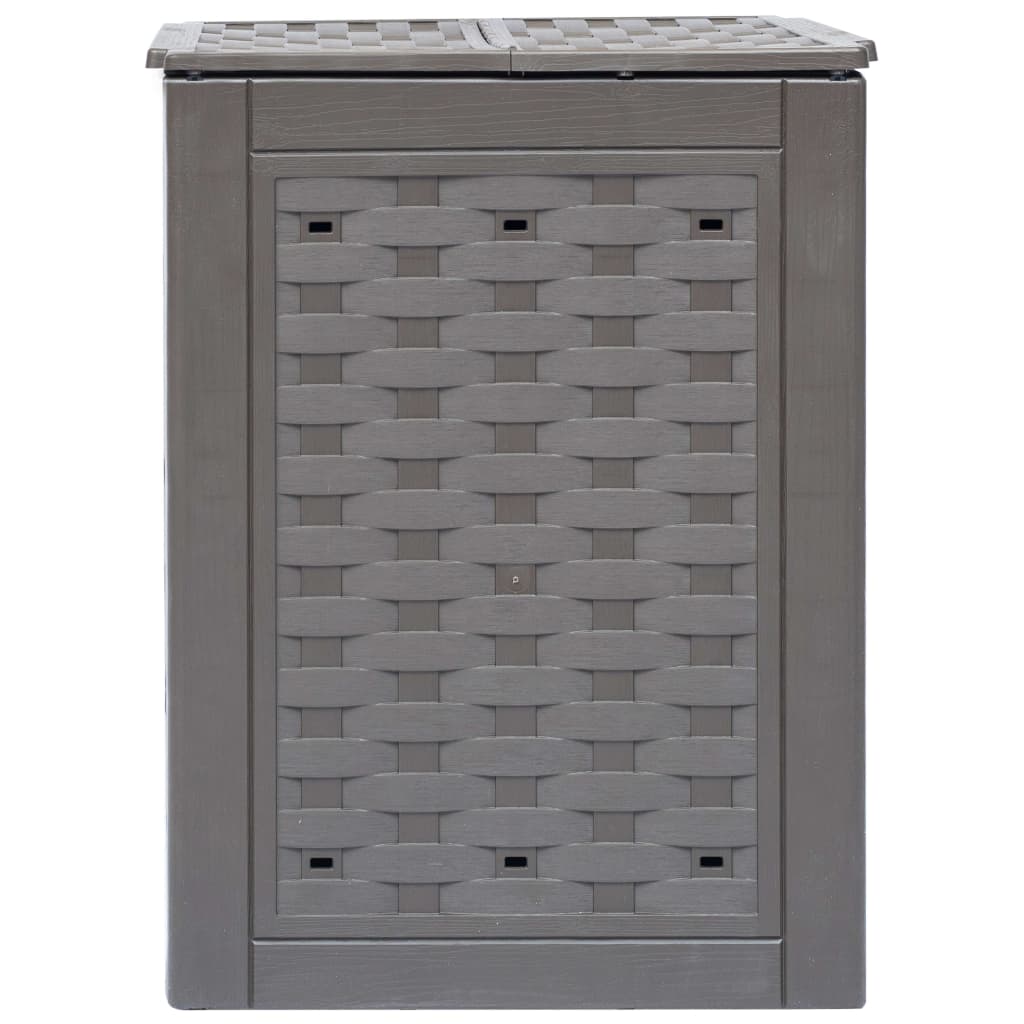 kompostbeholdere 3 stk. 60 x 60 x 83 cm 900 l brun