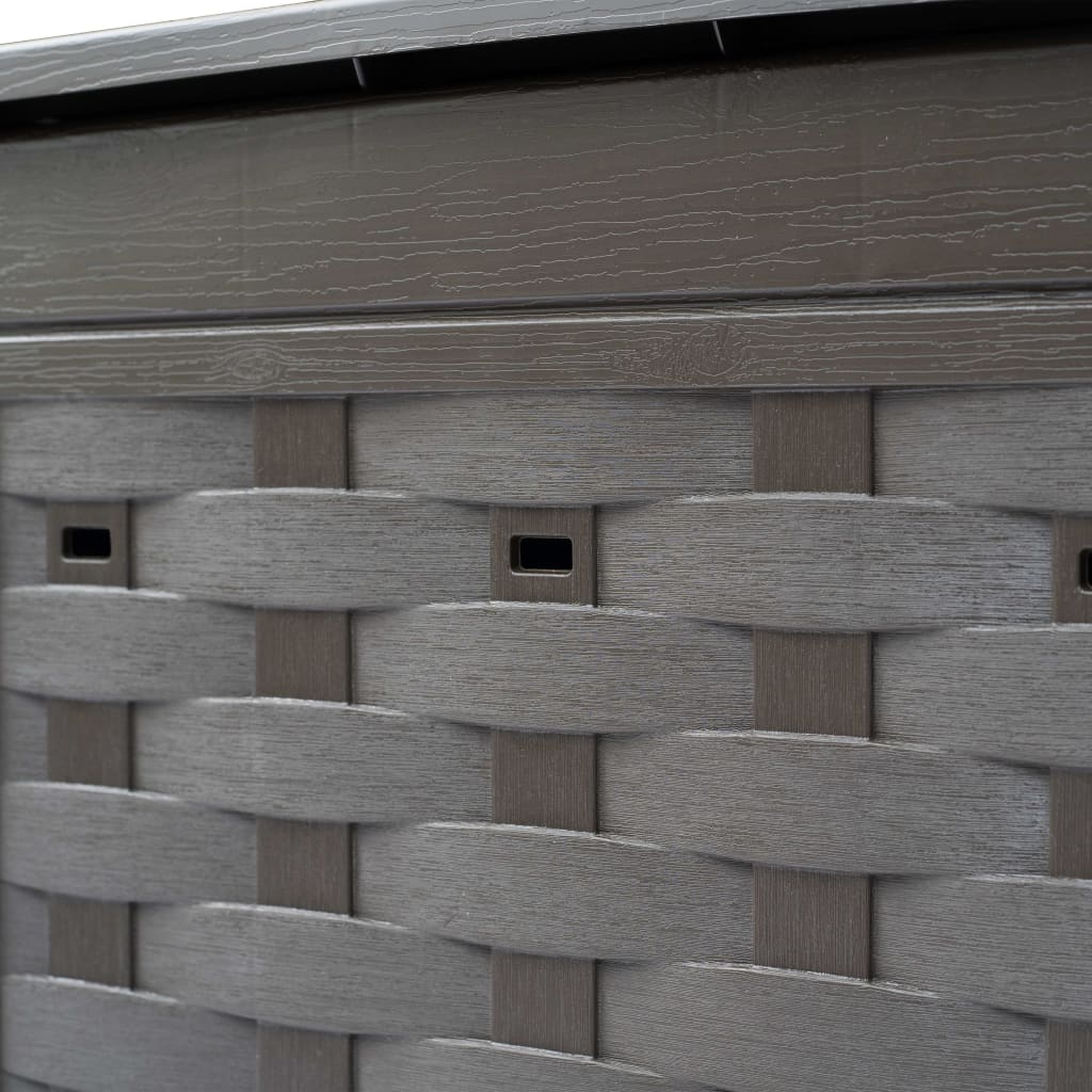 kompostbeholdere 3 stk. 60 x 60 x 83 cm 900 l brun