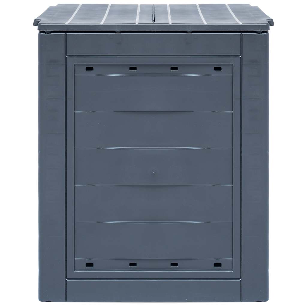 kompostbeholdere til haven 3 stk. 60 x 60 x 73 cm 780 l grå