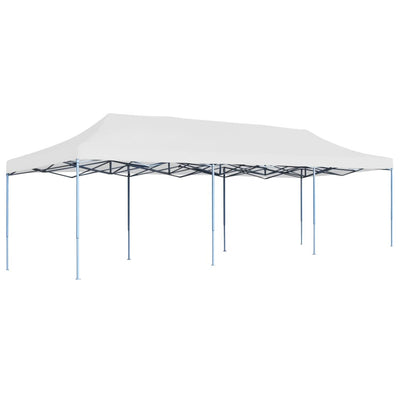 foldbart pop-op-festtelt 3 x 9 m hvid