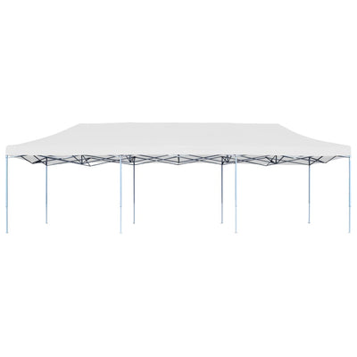 foldbart pop-op-festtelt 3 x 9 m hvid